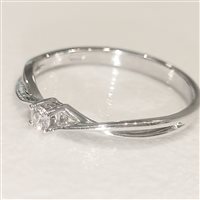 Anello Vidali Gioielli Donna in Oro bianco Diamante ANOR-61-34 - ANOR-61-34